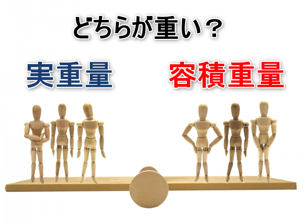 実重量　容積重量